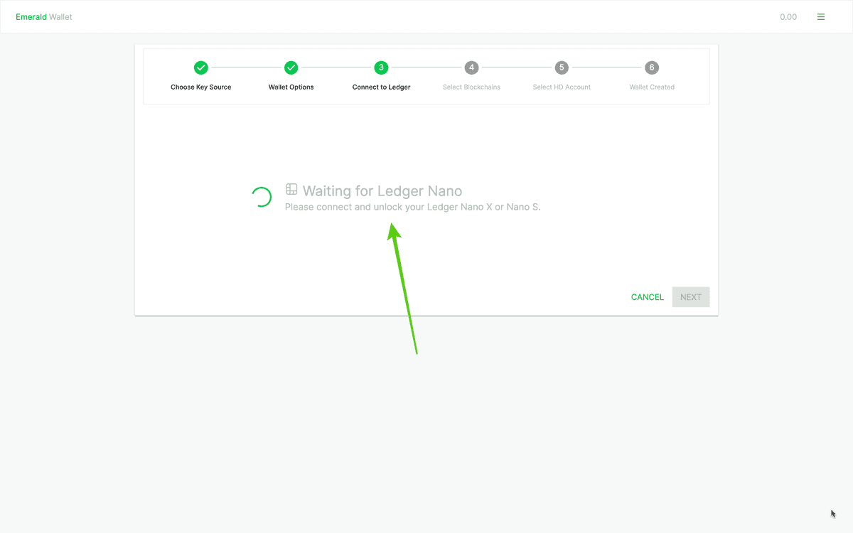 Waiting for Ledger Nano.