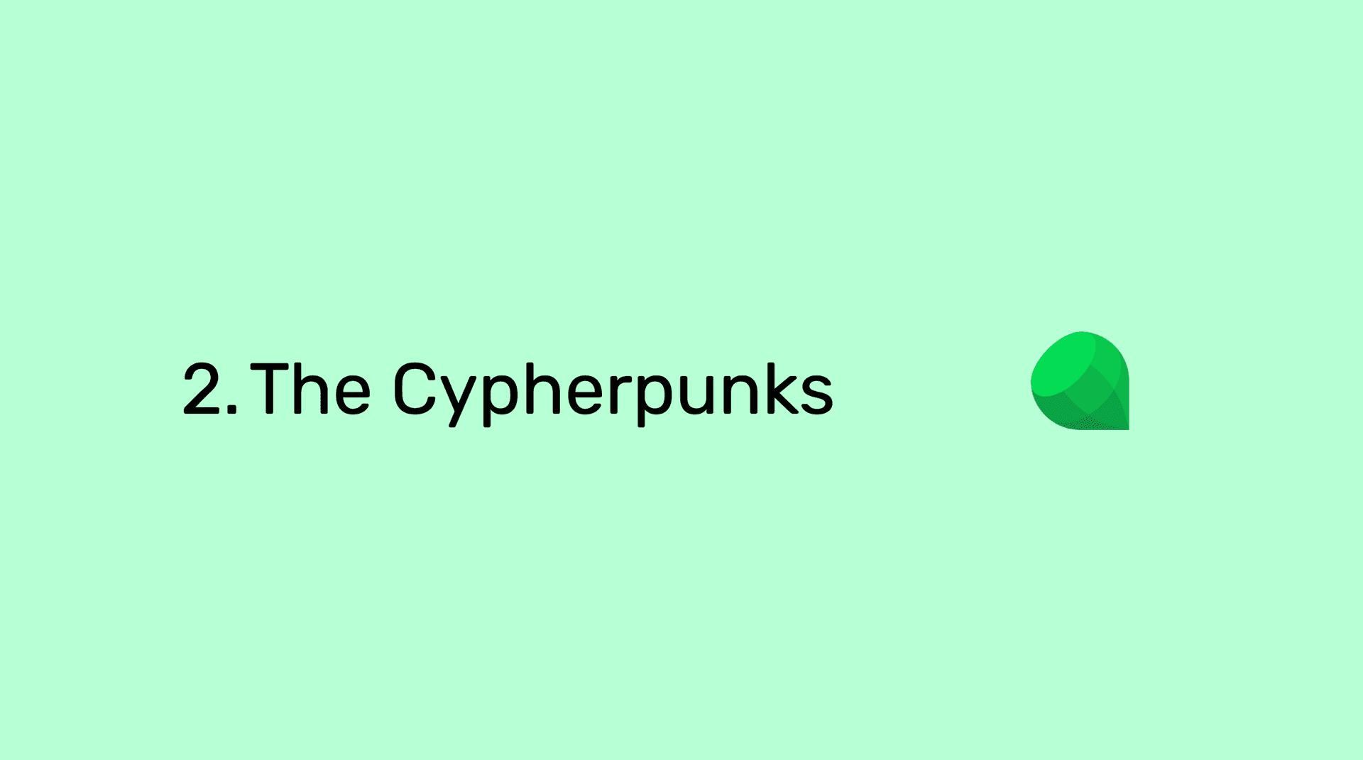 Image for Emerald Blockchain Course: 2. The Cypherpunks