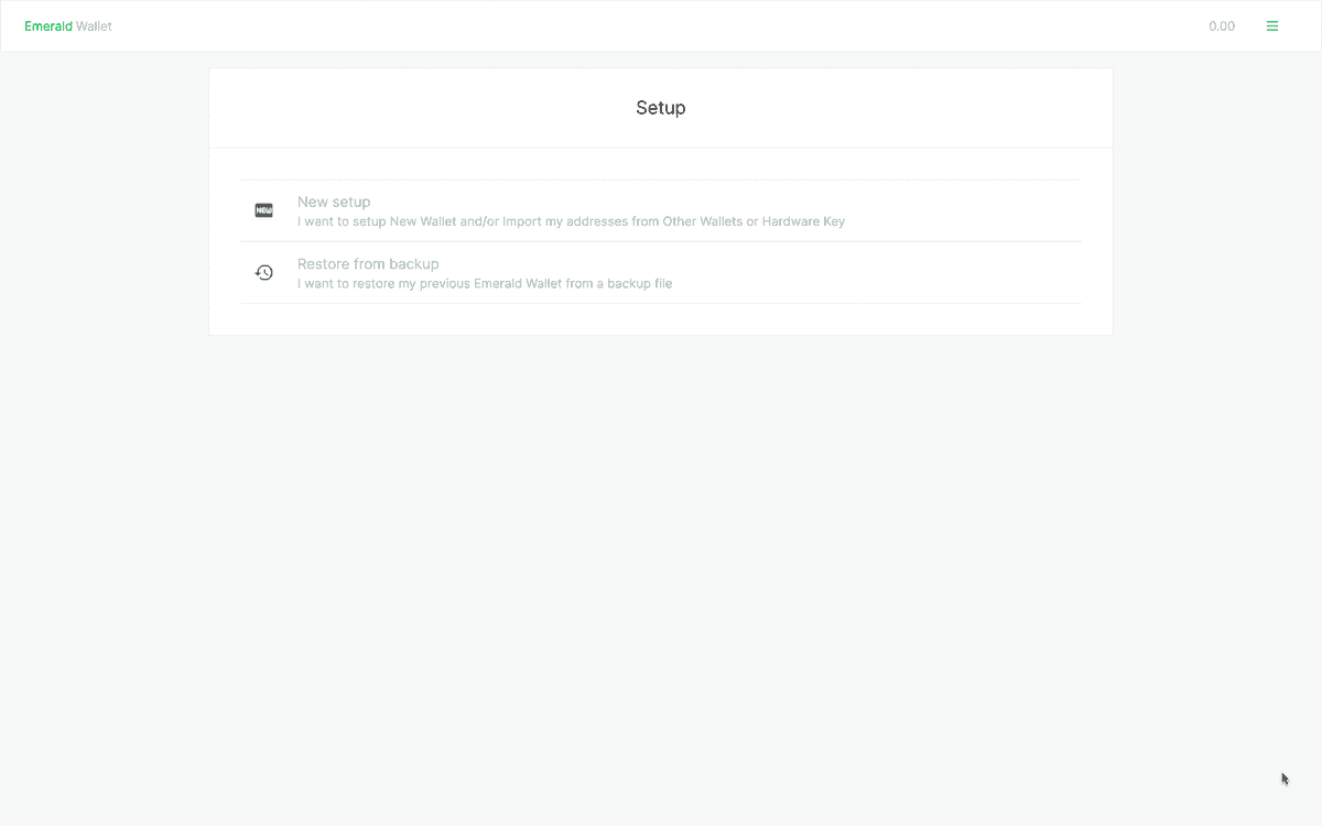 Download Emerald and open it.