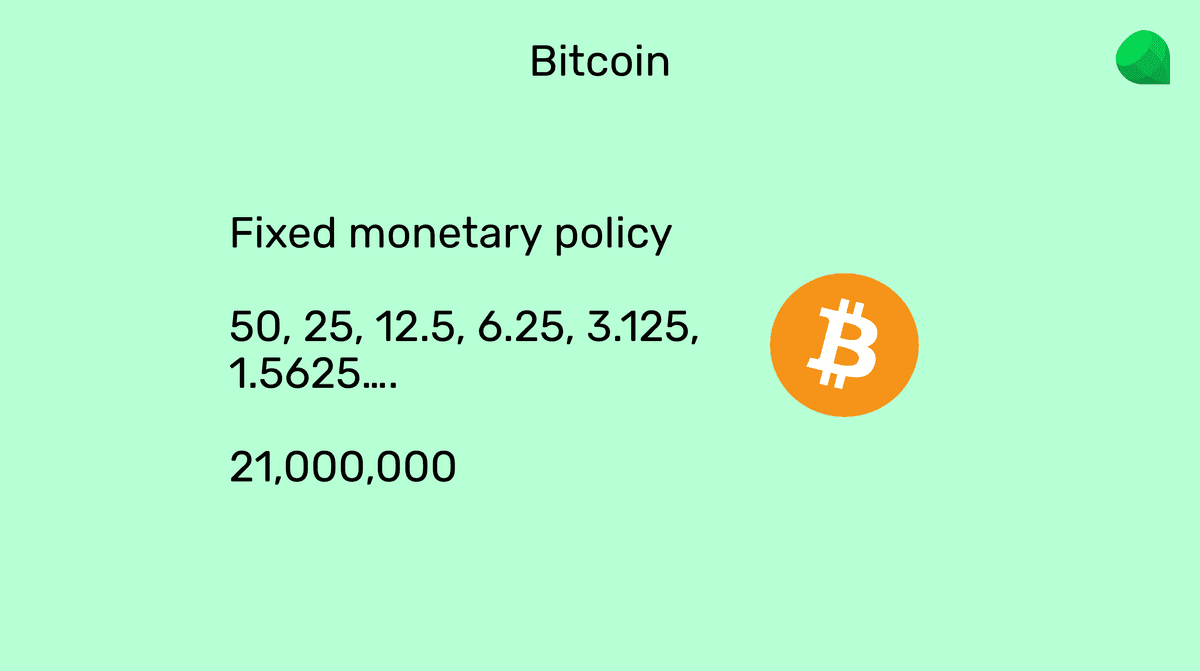 Fixed monetary policy.