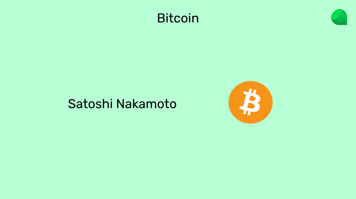 Satoshi Nakamoto.