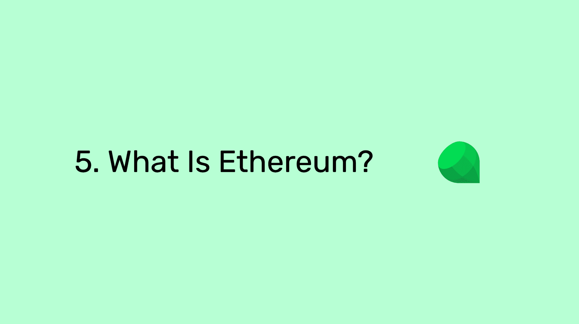 Image for Emerald Blockchain Course: 5. What Is Ethereum?