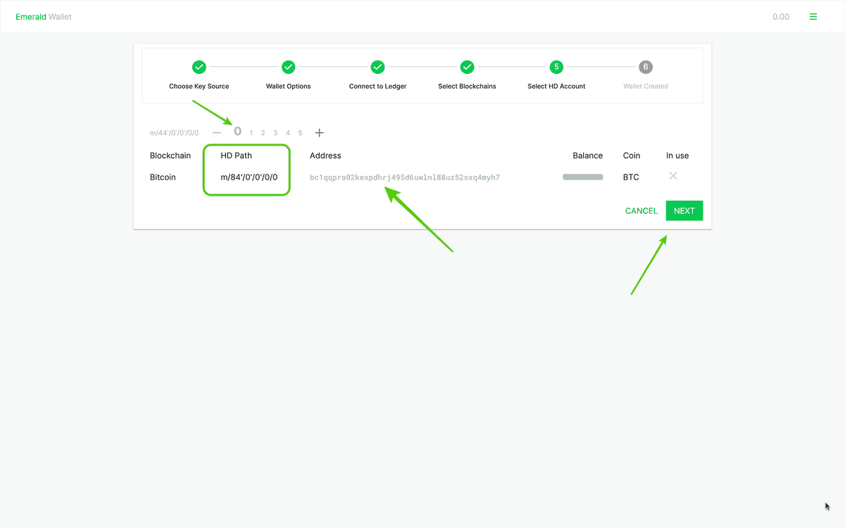 HD Path and account.